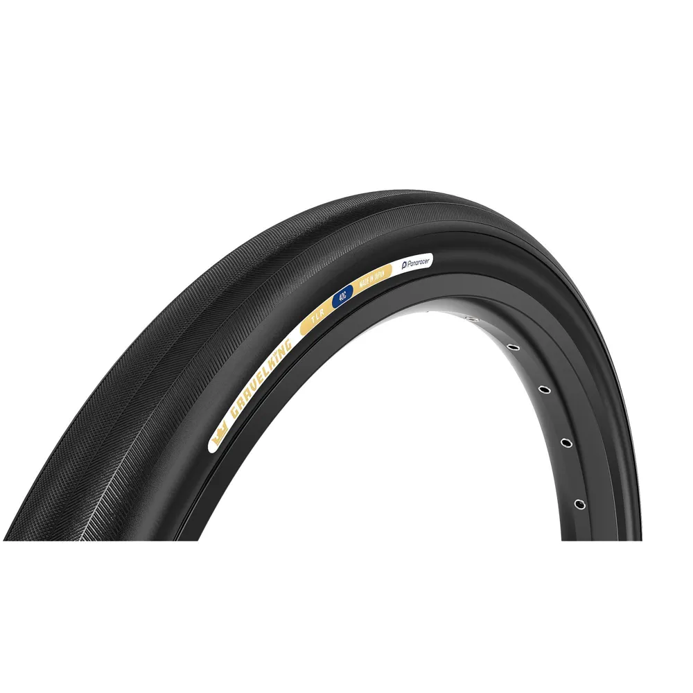 uPRISE Bikes Panaracer GravelKing Slick TLR Gravel Tyre - Black/Black | Price match, 365 day return s, 18-Month Warranty, Finance Available & Free UK Delivery