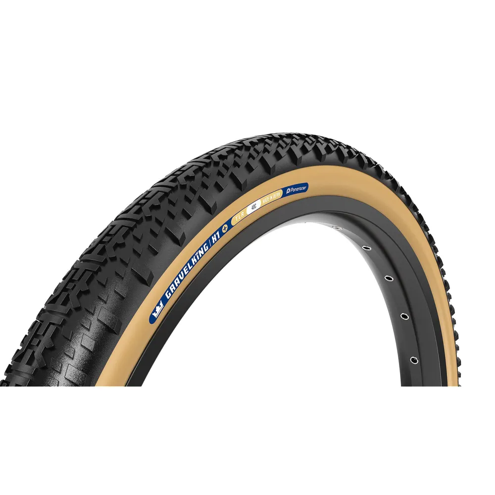 uPRISE Bikes Panaracer GravelKing X1 Plus TLR Gravel Tyre - Black/Brown | Price match, 365 day return s, 18-Month Warranty, Finance Available & Free UK Delivery