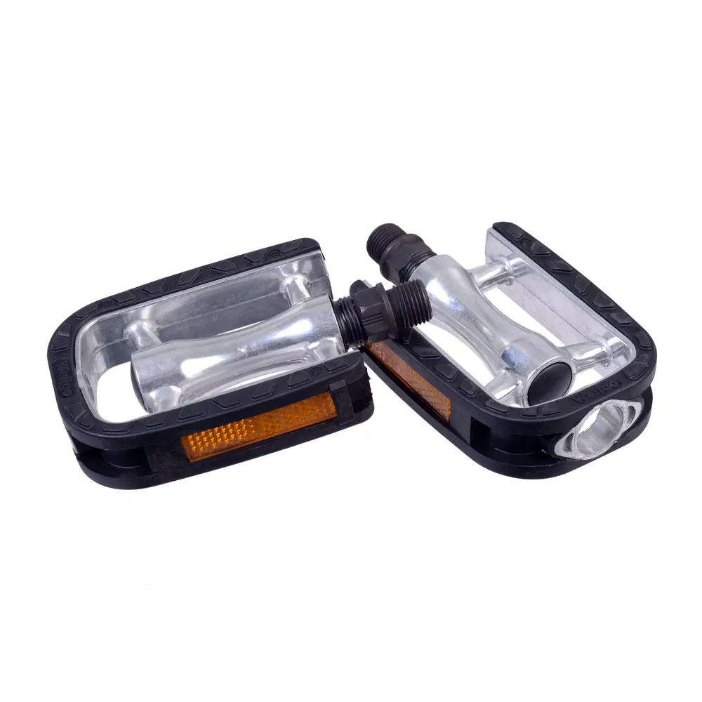 uPRISE Bikes Passport City Tour Pedals - Silver/Black - 9/16 inch | Price match, 365 day return s, 18-Month Warranty, Finance Available & Free UK Delivery