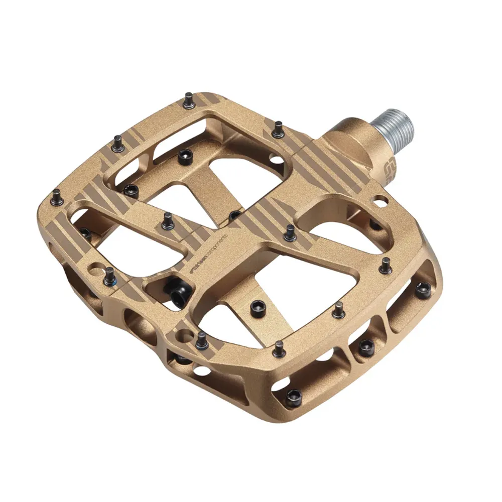 uPRISE Bikes E*Thirteen E-Thirteen Plus Alloy Body 22 Pins Flat MTB Pedal - Bronze | Price match, 365 day returns, 18-Month Warranty, Finance Available & Free UK Delivery