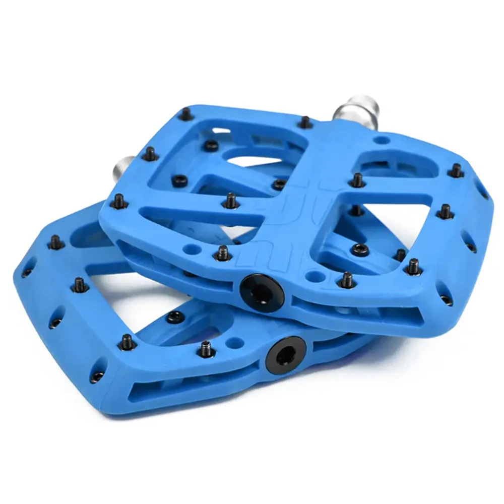 uPRISE Bikes E*Thirteen E-Thirteen Base Flat Composite MTB Pedal - Blue | Price match, 365 day return s, 18-Month Warranty, Finance Available & Free UK Delivery