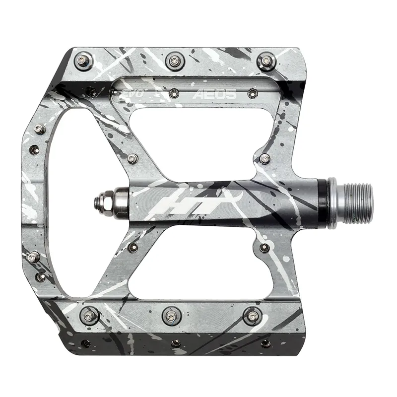 HT Components AE05 Flat MTB Pedals - Grey Camo