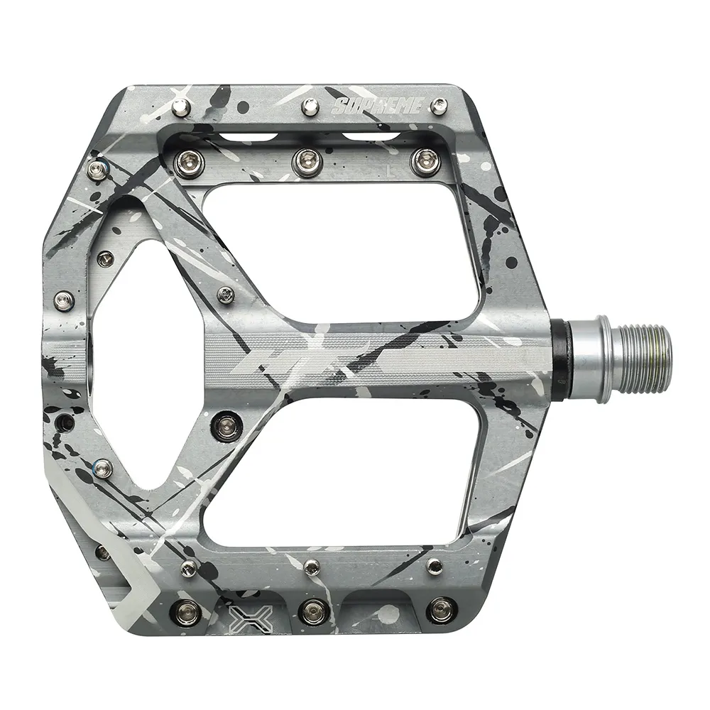 uPRISE Bikes HT Components ANS-10 Supreme Flat MTB Pedals - Grey Camo | Price match, 365 day returns, 18-Month Warranty, Finance Available & Free UK Delivery