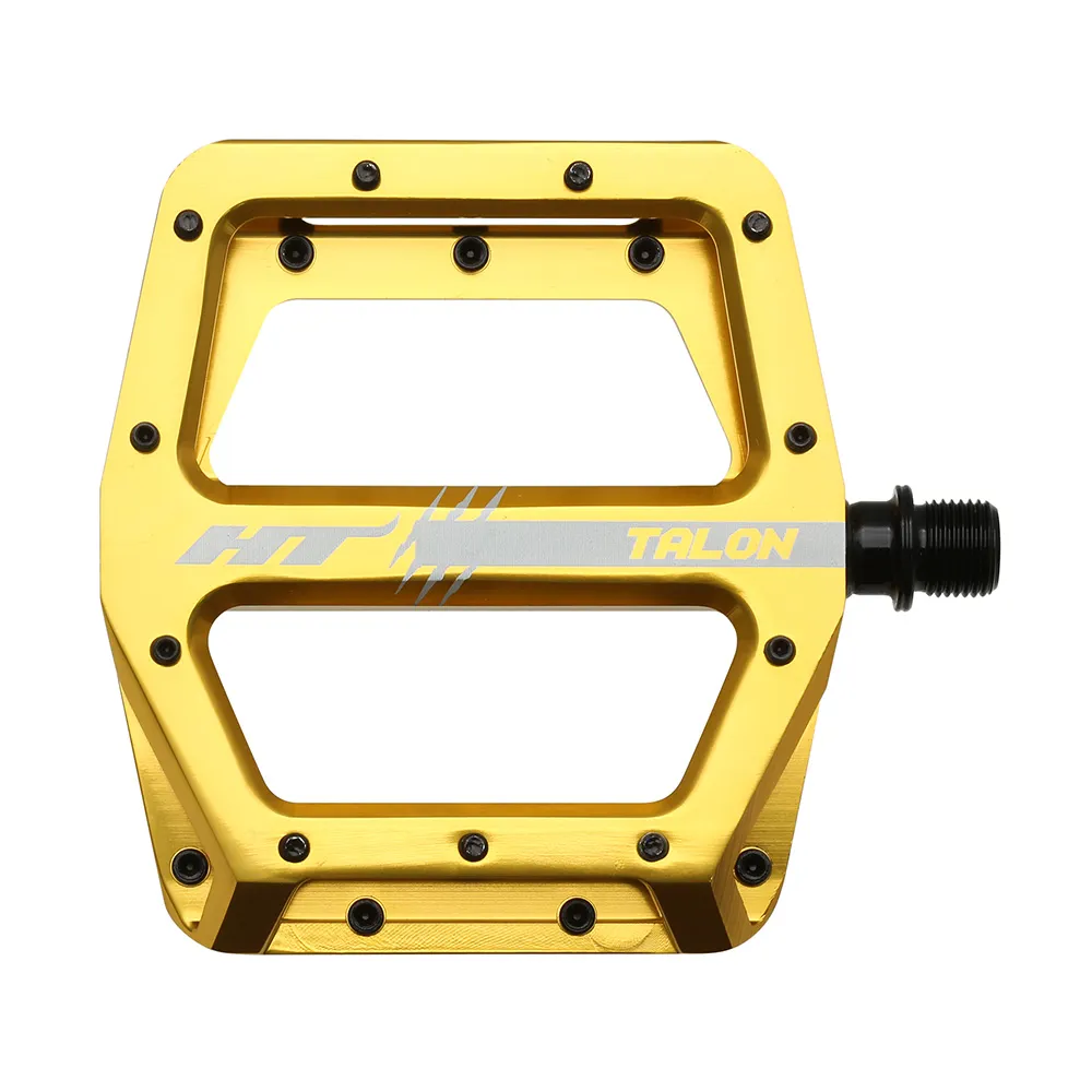 uPRISE Bikes HT Components AN71 Talon Flat MTB Pedals - Gold | Price match, 365 day returns, 18-Month Warranty, Finance Available & Free UK Delivery