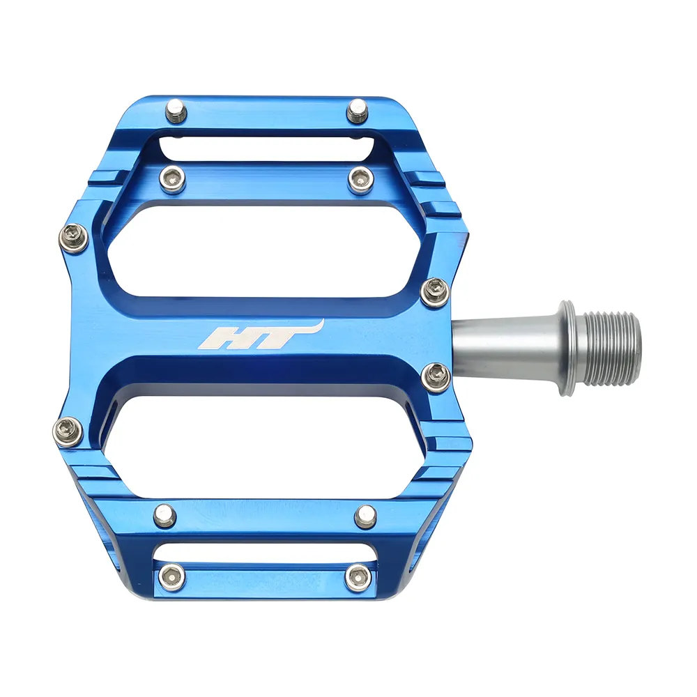 uPRISE Bikes HT Components AR09SX Flat MTB Pedals - Royal Blue | Price match, 365 day returns, 18-Month Warranty, Finance Available & Free UK Delivery