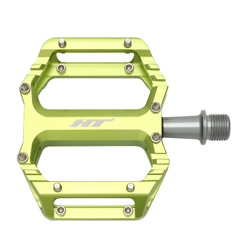 HT Components AR09SX Flat MTB Pedals - Apple Green