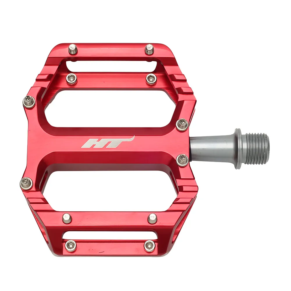 uPRISE Bikes HT Components AR09SX Flat MTB Pedals - Red | Price match, 365 day returns, 18-Month Warranty, Finance Available & Free UK Delivery