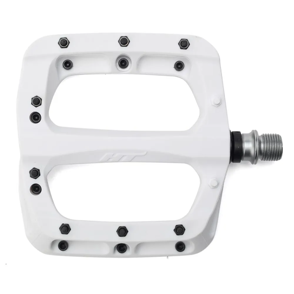 uPRISE Bikes HT Components PA03A 9/16-inch Flat MTB Pedals - White | Price match, 365 day return s, 18-Month Warranty, Finance Available & Free UK Delivery