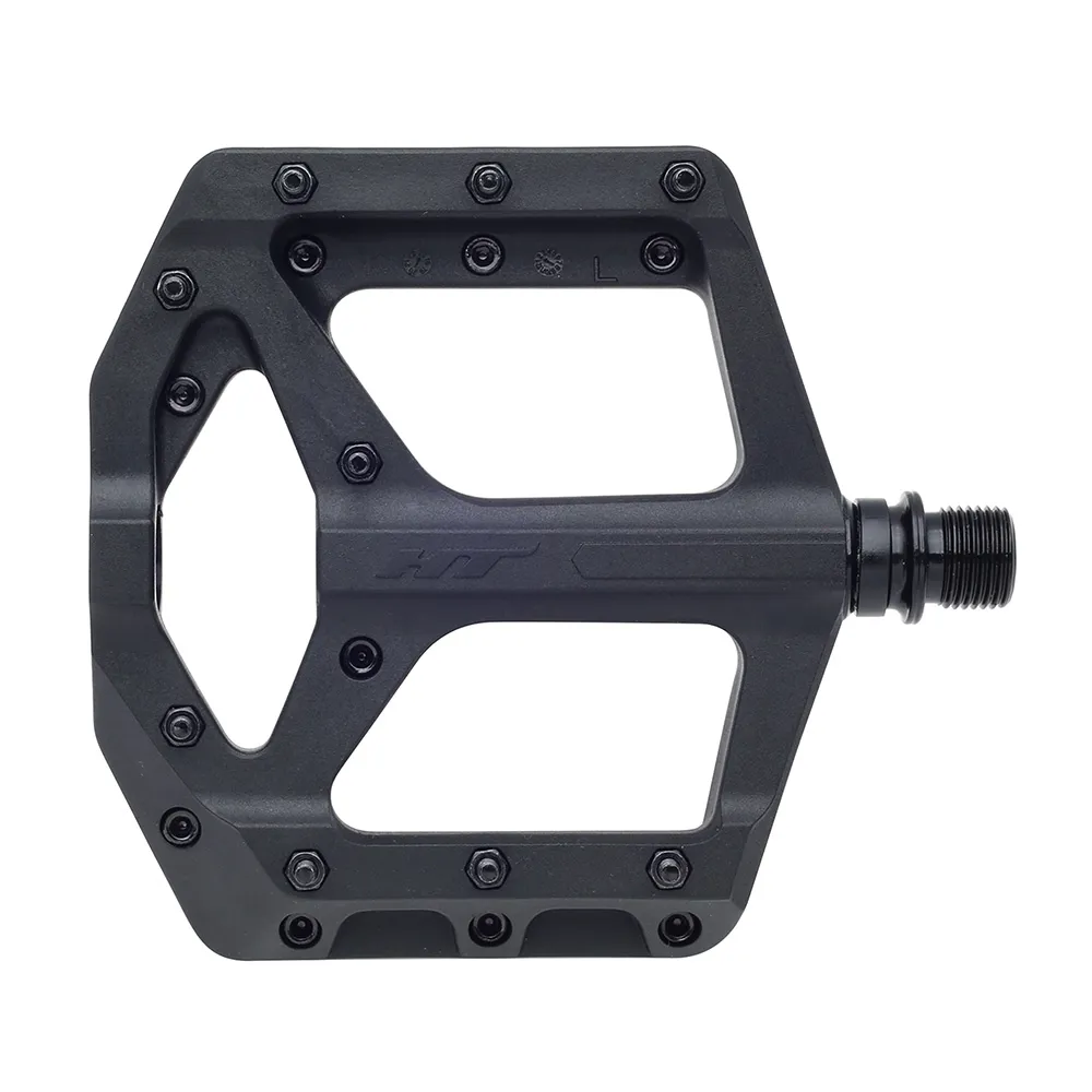 uPRISE Bikes HT Components PA32 Supreme-C Flat MTB Pedals - Black | Price match, 365 day return s, 18-Month Warranty, Finance Available & Free UK Delivery