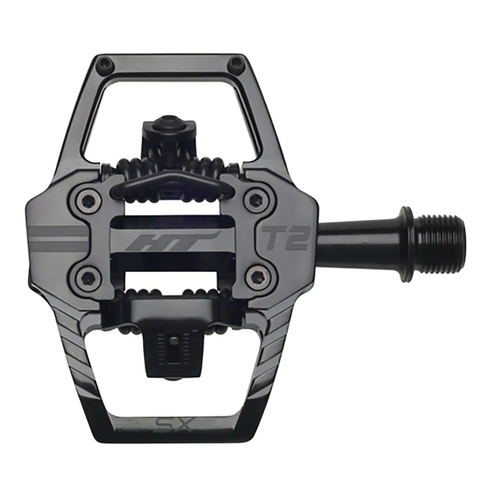 uPRISE Bikes HT Components T2-SX Clipless BMX Pedals - Stealth Black | Price match, 365 day return s, 18-Month Warranty, Finance Available & Free UK Delivery