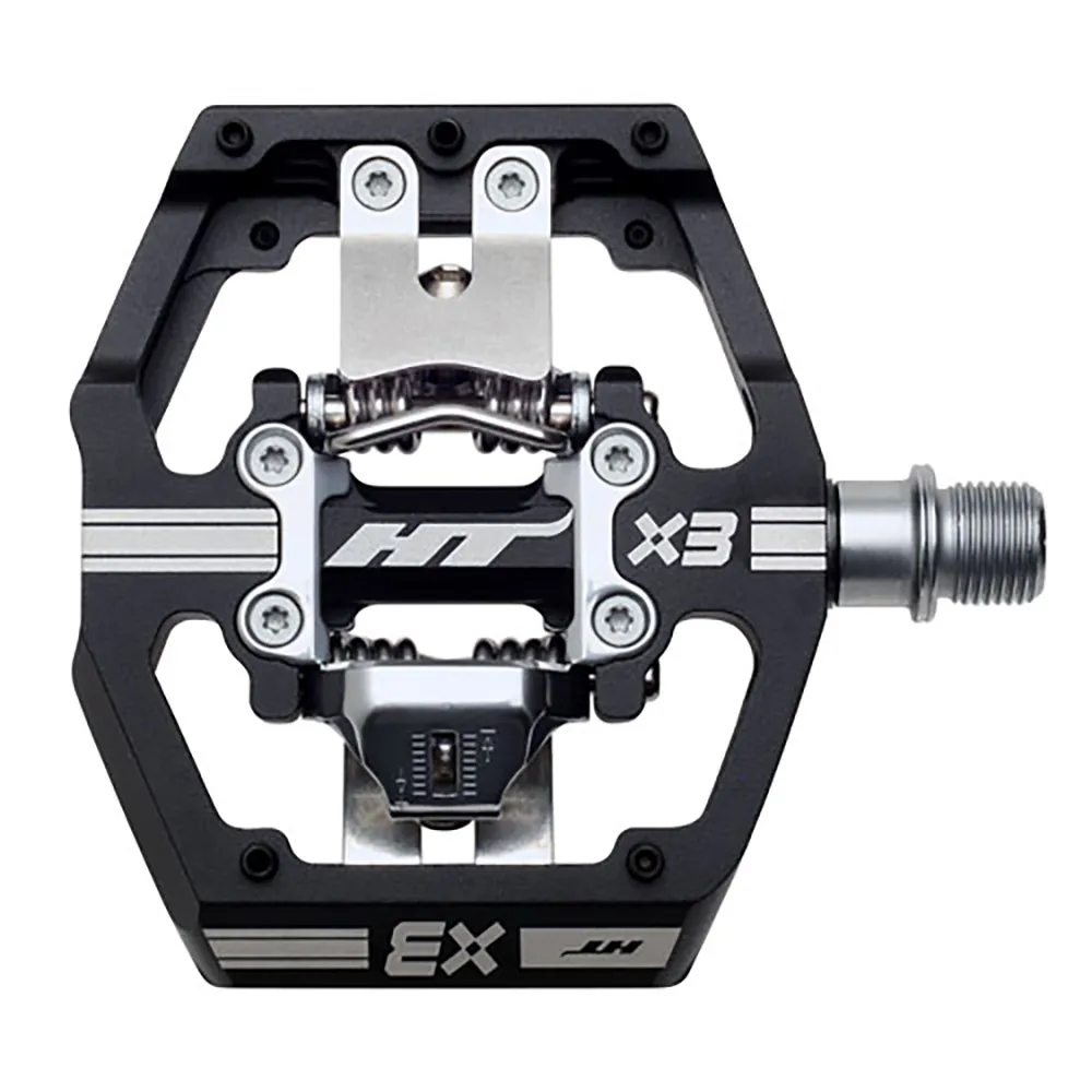 uPRISE Bikes HT Components X3 Clipless MTB Pedals - Black | Price match, 365 day return s, 18-Month Warranty, Finance Available & Free UK Delivery