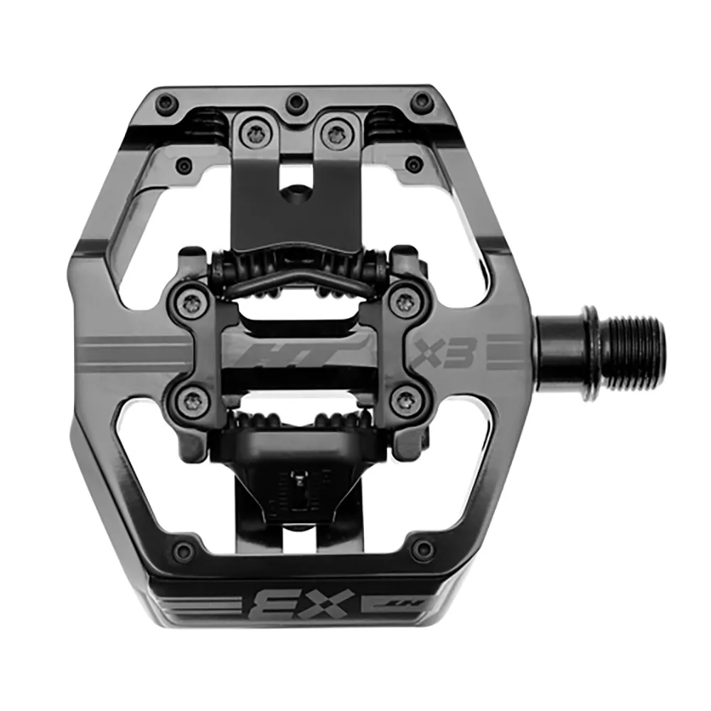 uPRISE Bikes HT Components X3 Clipless MTB Pedals - Stealth Black | Price match, 365 day return s, 18-Month Warranty, Finance Available & Free UK Delivery