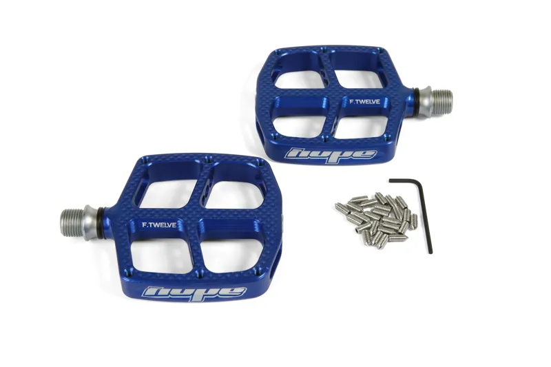 Hope F12 Kids Pedals - Pair - Blue