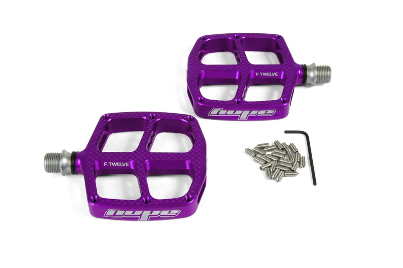 Hope F12 Kids Pedals - Pair - Purple