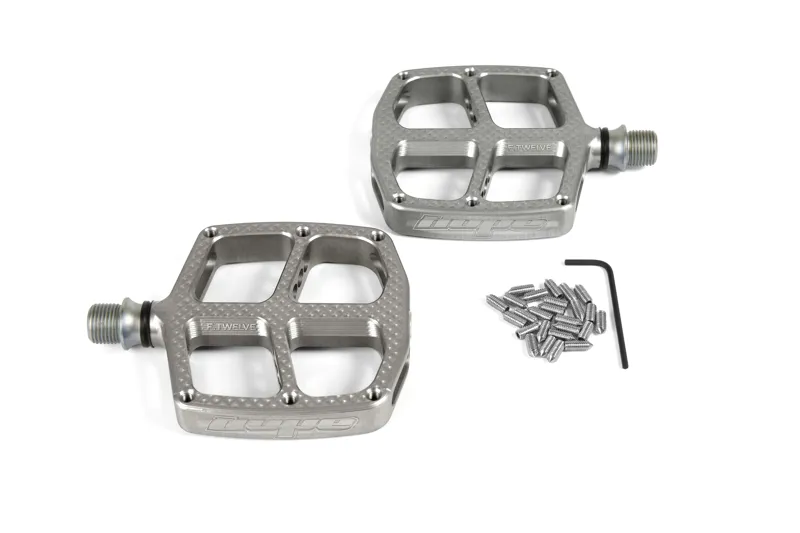 Hope F12 Kids Pedals - Pair - Silver