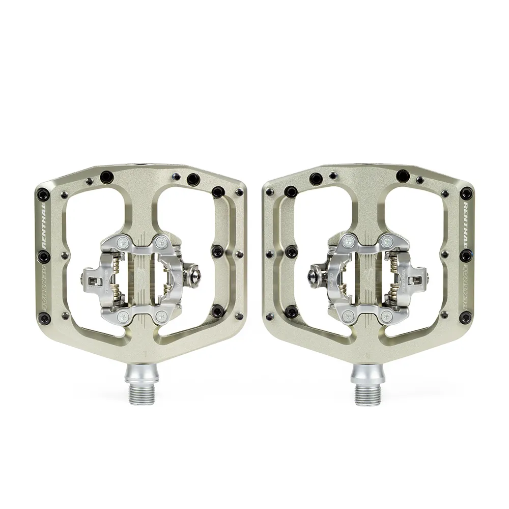 uPRISE Bikes Renthal Revo-DHC Clipped MTB Flat Pedals - Gold | Price match, 365 day return s, 18-Month Warranty, Finance Available & Free UK Delivery