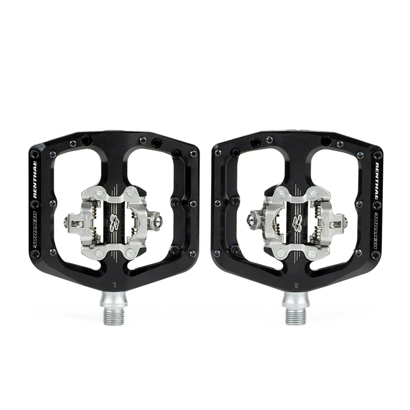 Renthal Revo-DHC Clipped MTB Flat Pedals - Black