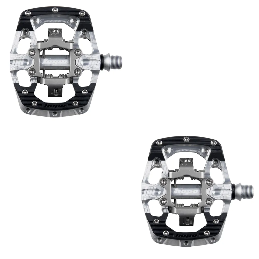 uPRISE Bikes Hope Union Gravity MTB Clipless Pedals - Pair - Silver | Price match, 365 day return s, 18-Month Warranty, Finance Available & Free UK Delivery