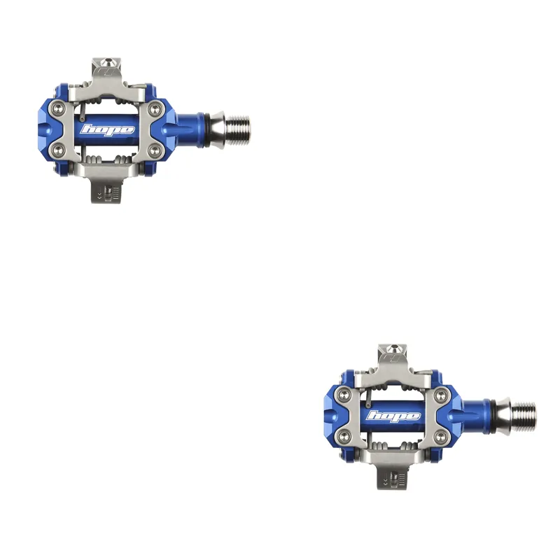 Hope Union RC MTB  Clipless Pedals - Pair - Blue