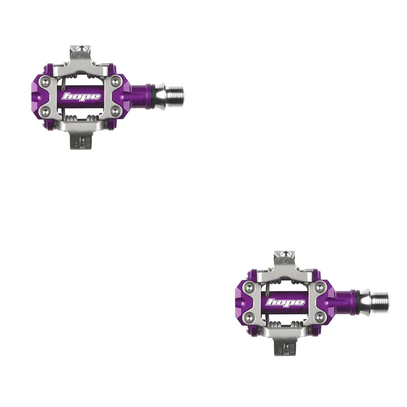 Hope Union RC MTB  Clipless Pedals - Pair - Purple