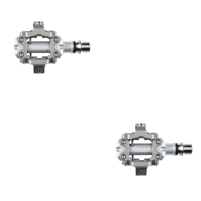 Hope Union RC MTB  Clipless Pedals - Pair - Silver