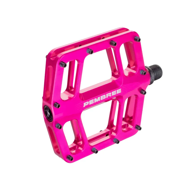 Pembree D3A Flat MTB Pedal - Large - Pink-1