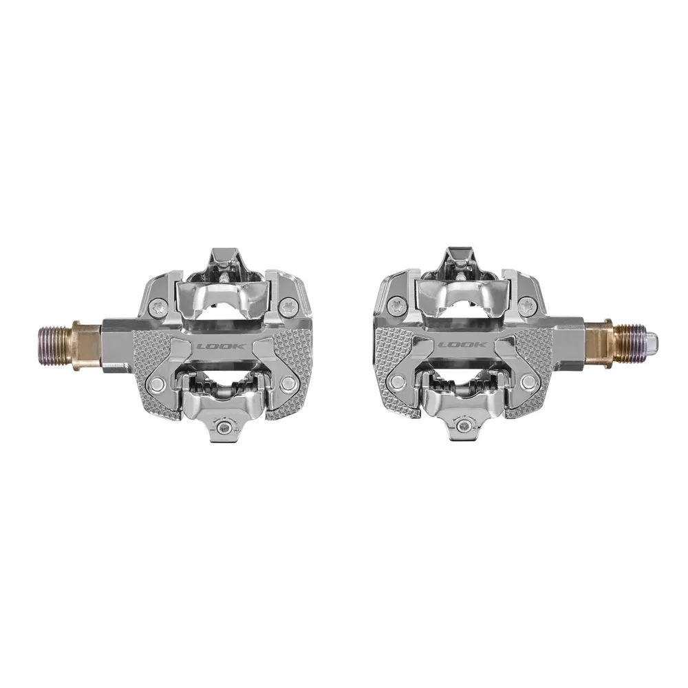 uPRISE Bikes Look X-Track Single Sided Powermeter Pedals - Silver | Price match, 365 day return s, 18-Month Warranty, Finance Available & Free UK Delivery