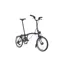 Brompton M12L P line 2025 12 Speed Folding Bike - Midnight Black