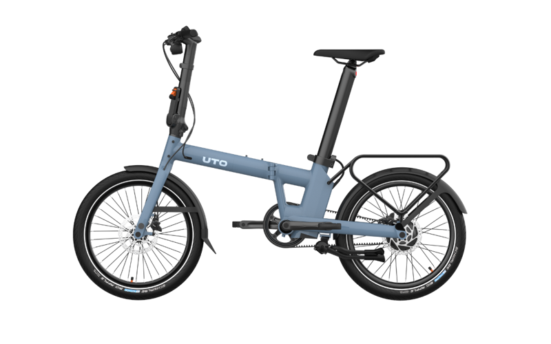 UTO Afternoon Pro 20 2026 Electric Folding Bike - Mineral Blue-1