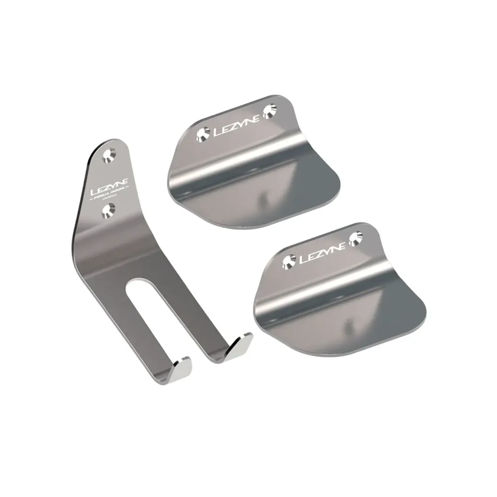 uPRISE Bikes Lezyne Stainless Pedal Hook - Silver | Price match, 365 day return s, 18-Month Warranty, Finance Available & Free UK Delivery