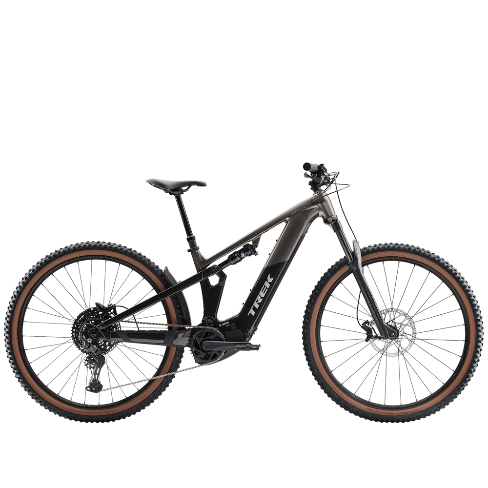 uPRISE Bikes Trek Powerfly FS+ 4 800Wh Gen 4 Electric Mountain Bike - Mercury | Price match, 365 day return s, 18-Month Warranty, Finance Available & Free UK Delivery