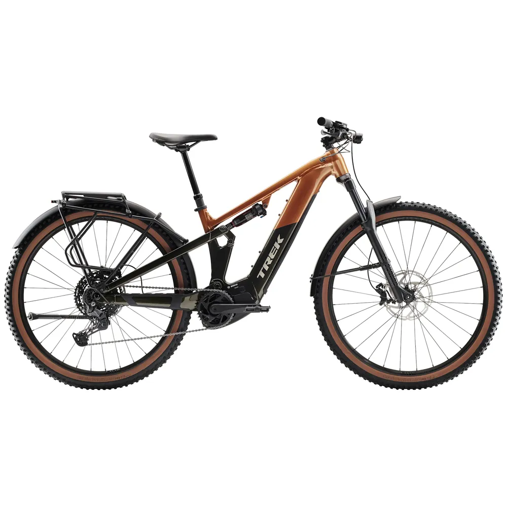 uPRISE Bikes Trek Treq Powerfly FS+ 4 Equipped Gen 4 2026 Electric Mountain Bike - Pennyflake | Price match, 365 day return s, 18-Month Warranty, Finance Available & Free UK Delivery
