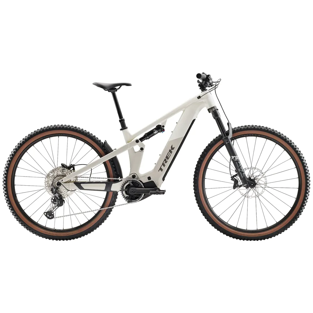uPRISE Bikes Trek Powerfly FS+ 6 Gen 4 2026 Electric Full Suspension MTB - Era White | Price match, 365 day return s, 18-Month Warranty, Finance Available & Free UK Delivery