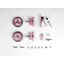 Brompton ColourLab Colour Touchpoint Set For A/C/P Bikes - Pink