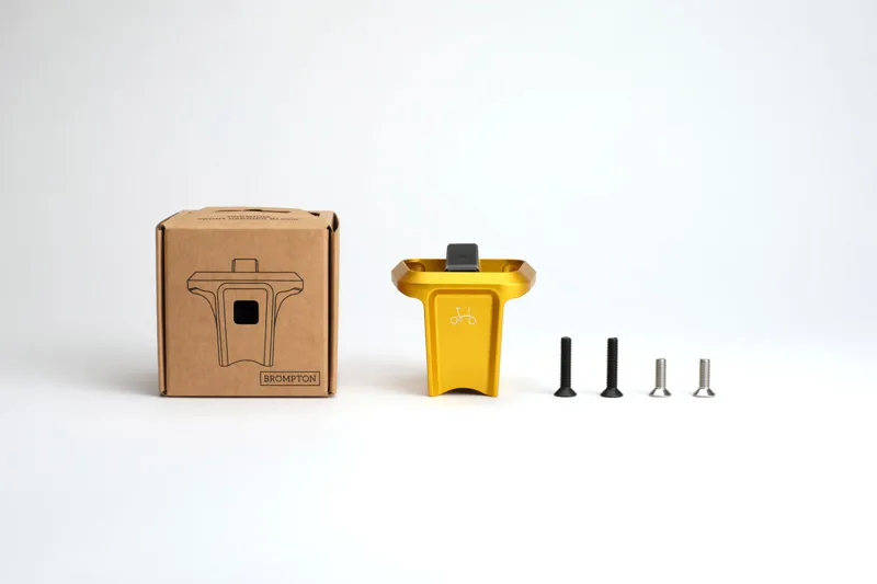 Brompton ColourLab Forged Front Carrier - Gold-3