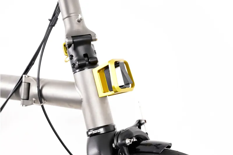 Brompton ColourLab Forged Front Carrier - Gold-7