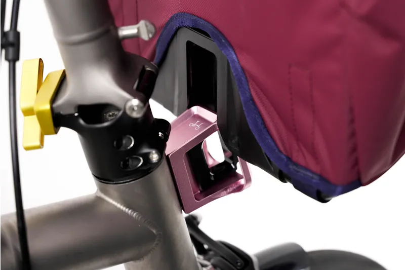 Brompton ColourLab Forged Front Carrier - Pink-5