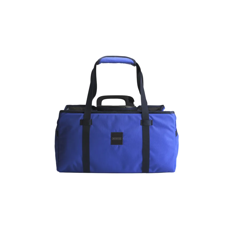 uPRISE Bikes Brompton Electric Basket Bag - 22 Litre - Blue | Price match, 365 day returns, 18-Month Warranty, Finance Available & Free UK Delivery