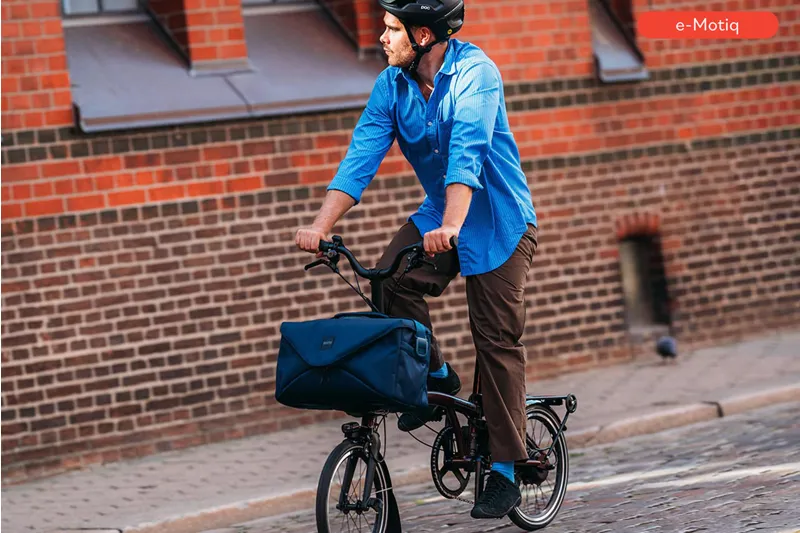 Brompton Electric Zip Bag - Large - Navy-5