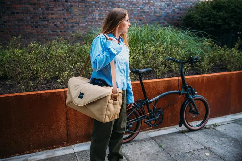 Brompton Electric Zip Bag - Large - Sand-8
