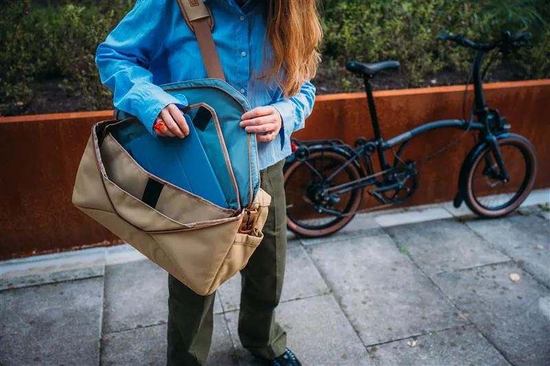 Brompton Electric Zip Bag - Large - Sand-9