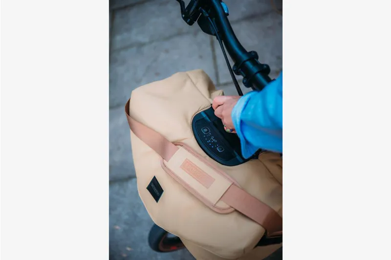 Brompton Electric Zip Bag - Large - Sand-7