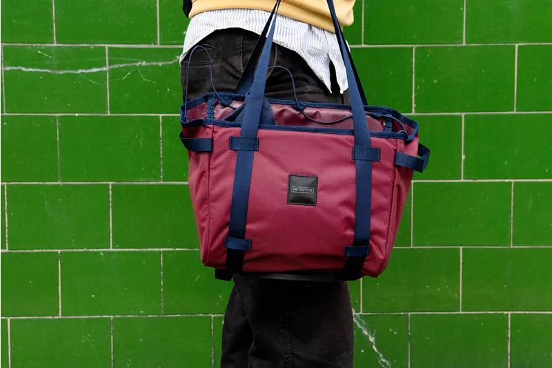 Brompton Basket Bag - Small - Plum-6
