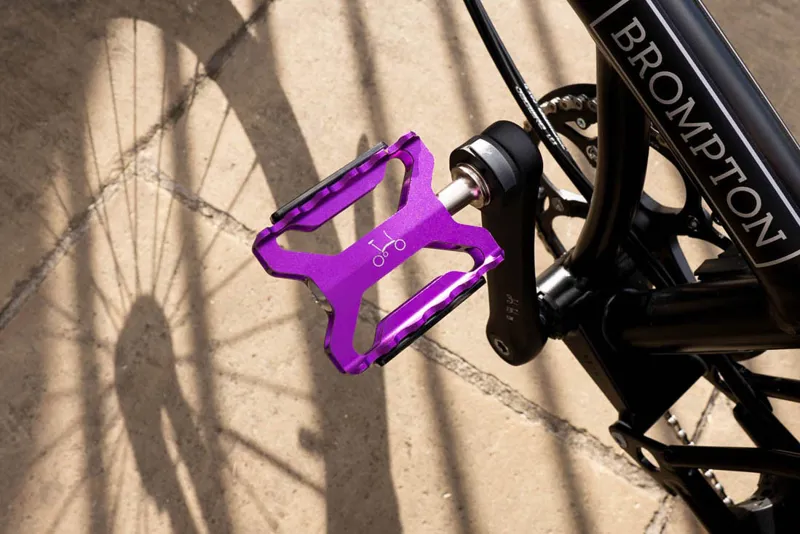 Brompton ColourLab Superlight Quick Release Pedals - Purple-4