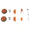 Brompton ColourLab Colour Touchpoint Set For G Line Bikes - Orange