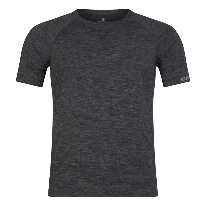 Endura BaaBaa Pro Short Sleeve Men's Base Layer - Grey