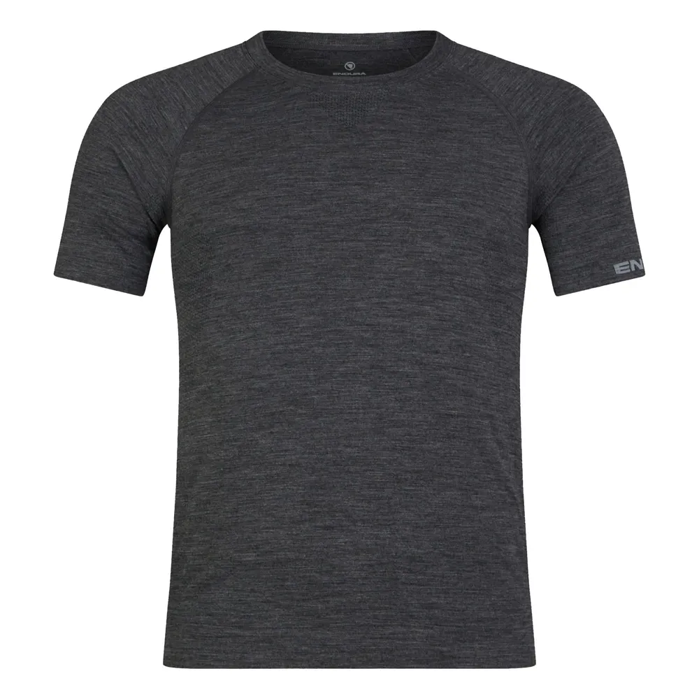 uPRISE Bikes Endura BaaBaa Pro Short Sleeve Men's Base Layer - Grey | Price match, 365 day returns, 18-Month Warranty, Finance Available & Free UK Delivery