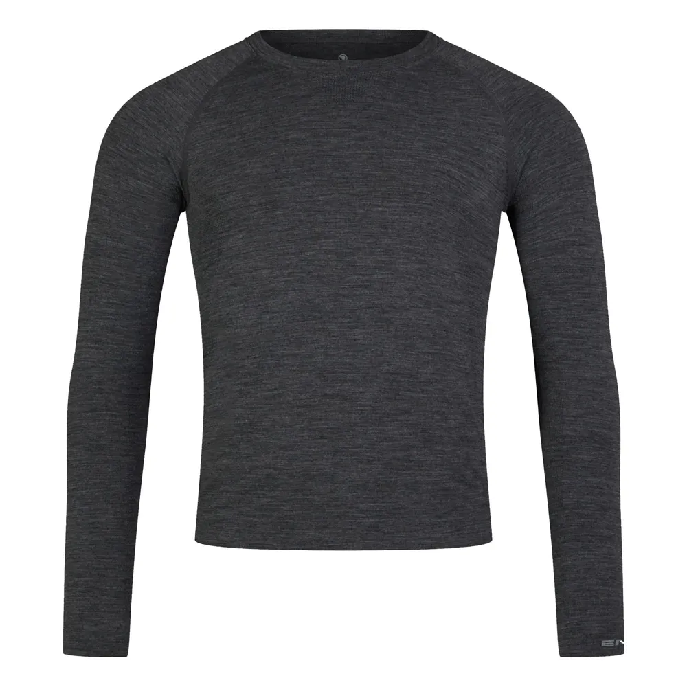 uPRISE Bikes Endura BaaBaa Pro Long Sleeve Men's Base Layer - Grey | Price match, 365 day returns, 18-Month Warranty, Finance Available & Free UK Delivery