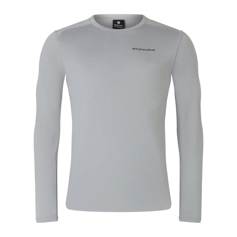uPRISE Bikes Endura Loop Men's Long Sleeve Tech Tee - Dreich Grey | Price match, 365 day returns, 18-Month Warranty, Finance Available & Free UK Delivery