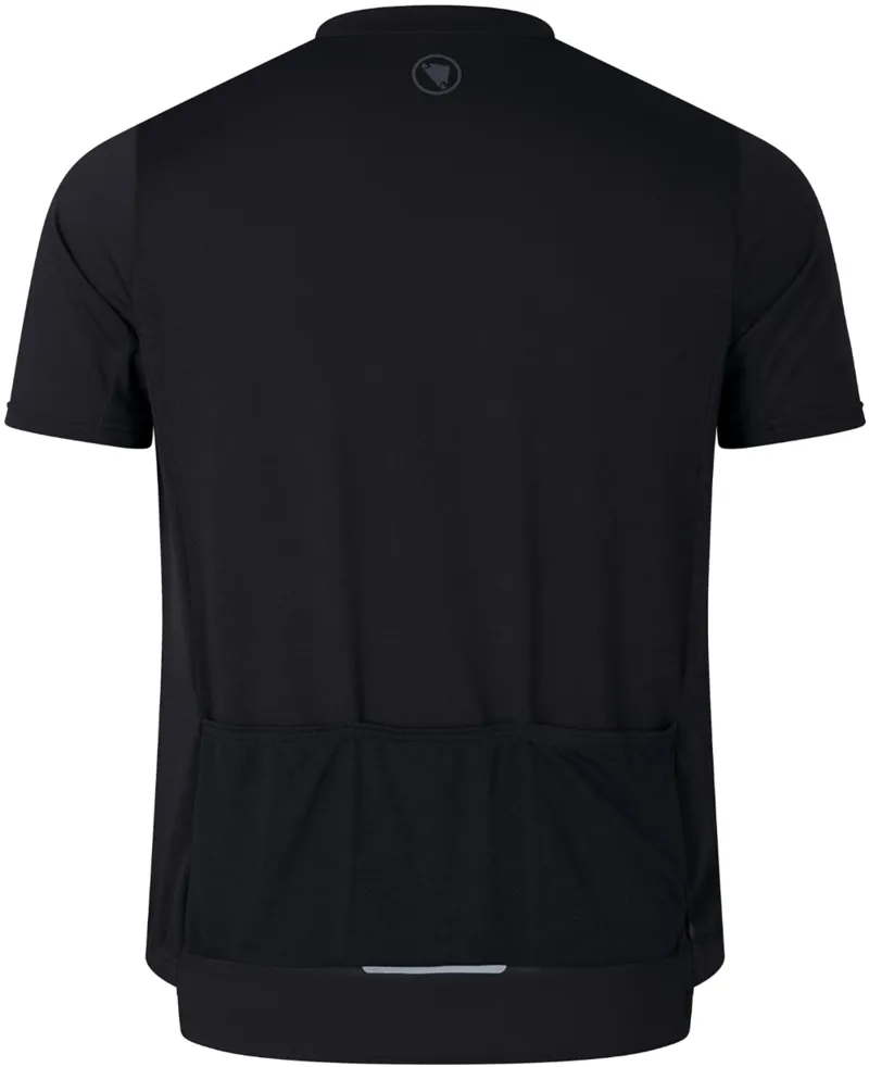 Endura Loop Men's Zipped Short Sleeve Jersey - Black-1